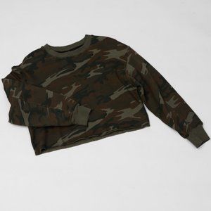 NWT, "Strut This" Camo Sweatshirt